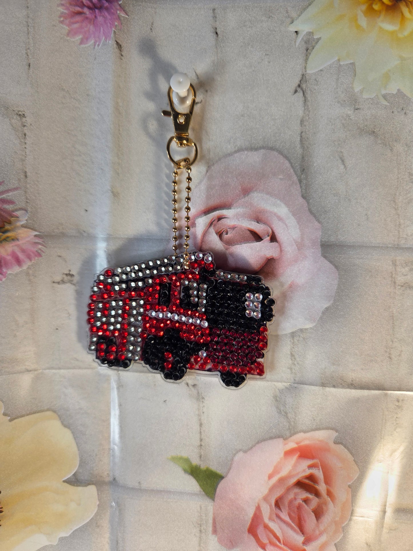 Fire truck key chain