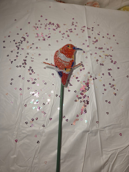 Bird planter stick