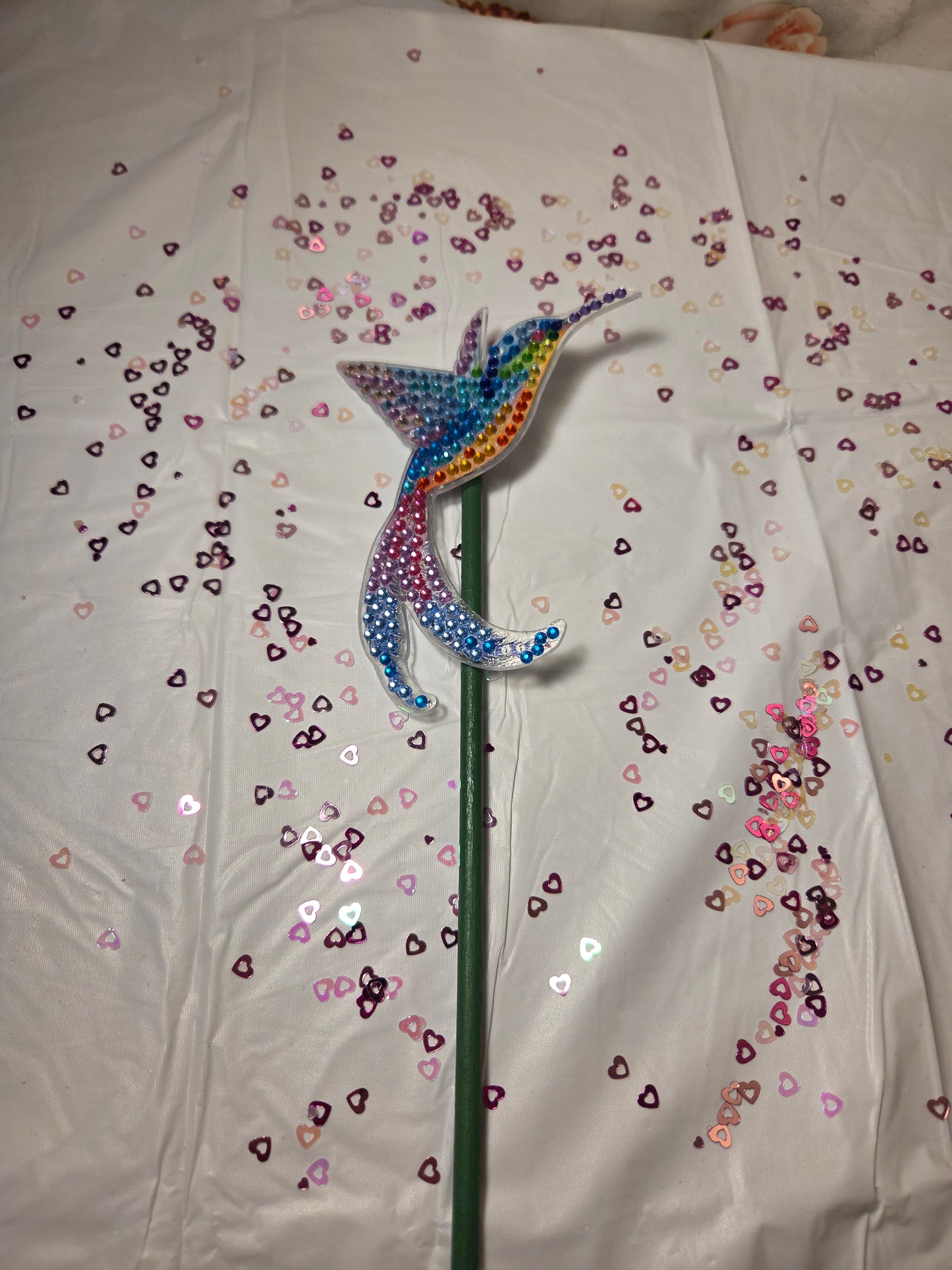 Bird planter stick