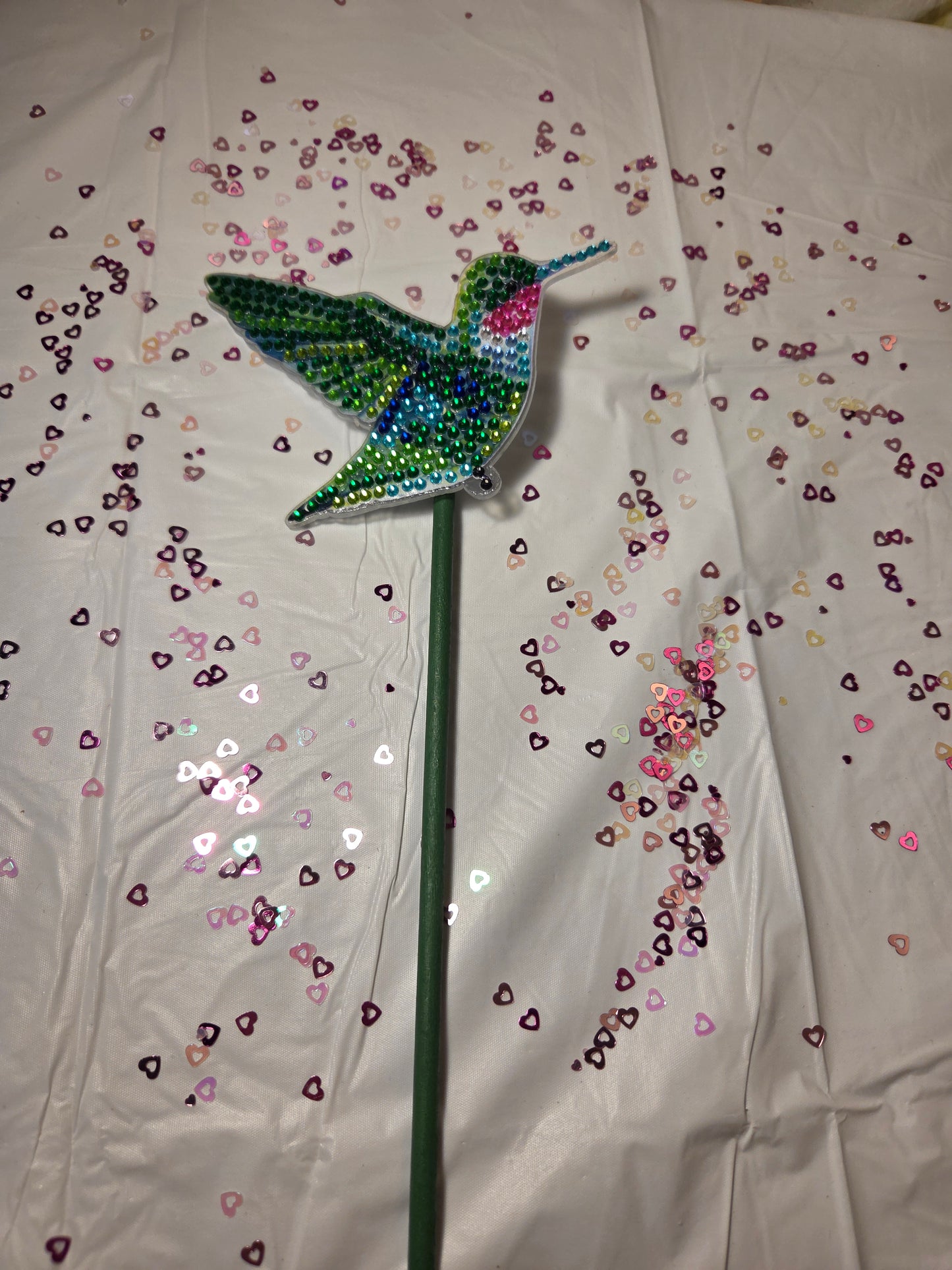 Bird planter stick