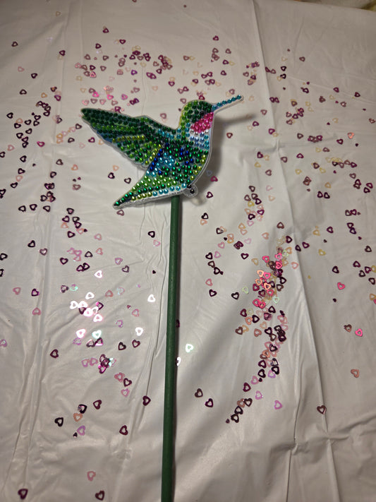 Bird planter stick