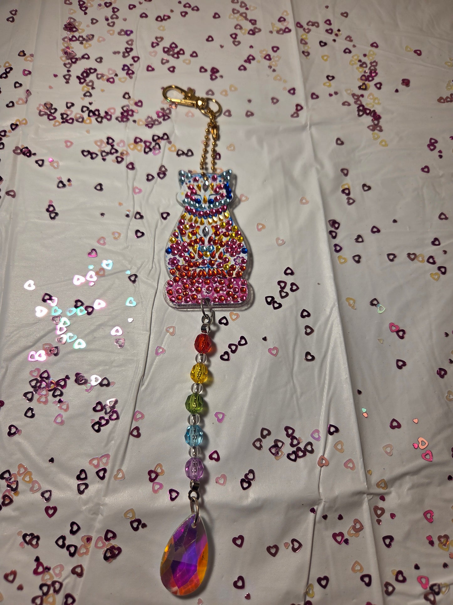 cat wind chime