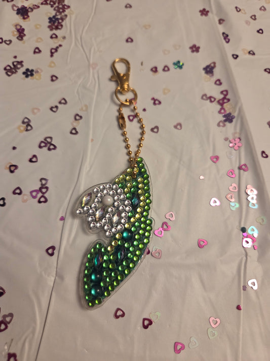 Flower key chain