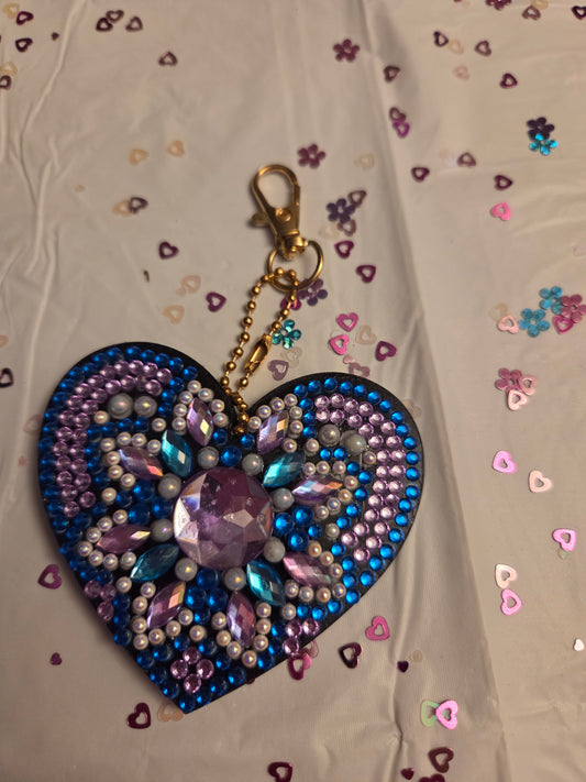 Heart key chain