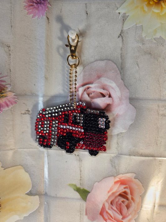 Fire truck key chain